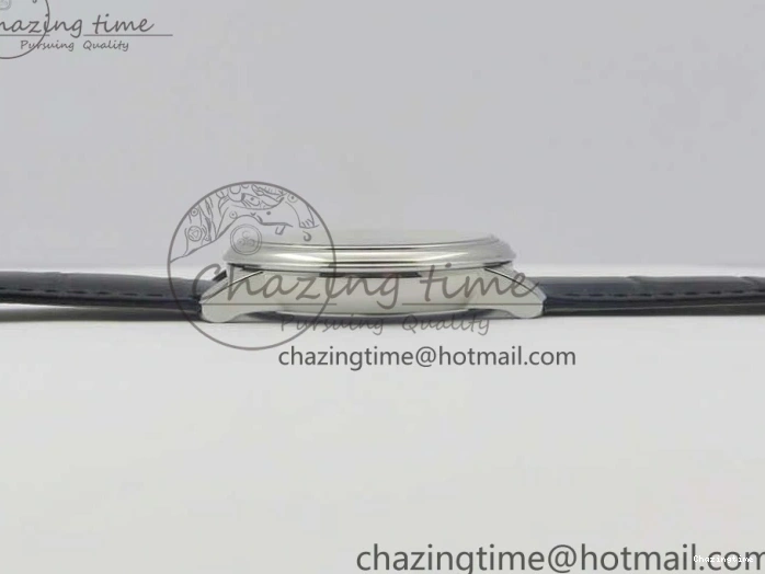 0316 MultiPurpose De Ville Prestige Real PR SS ZF 1:1 Best Edition White Dial Blue Markers on Black Leather Strap MIYOTA 7941